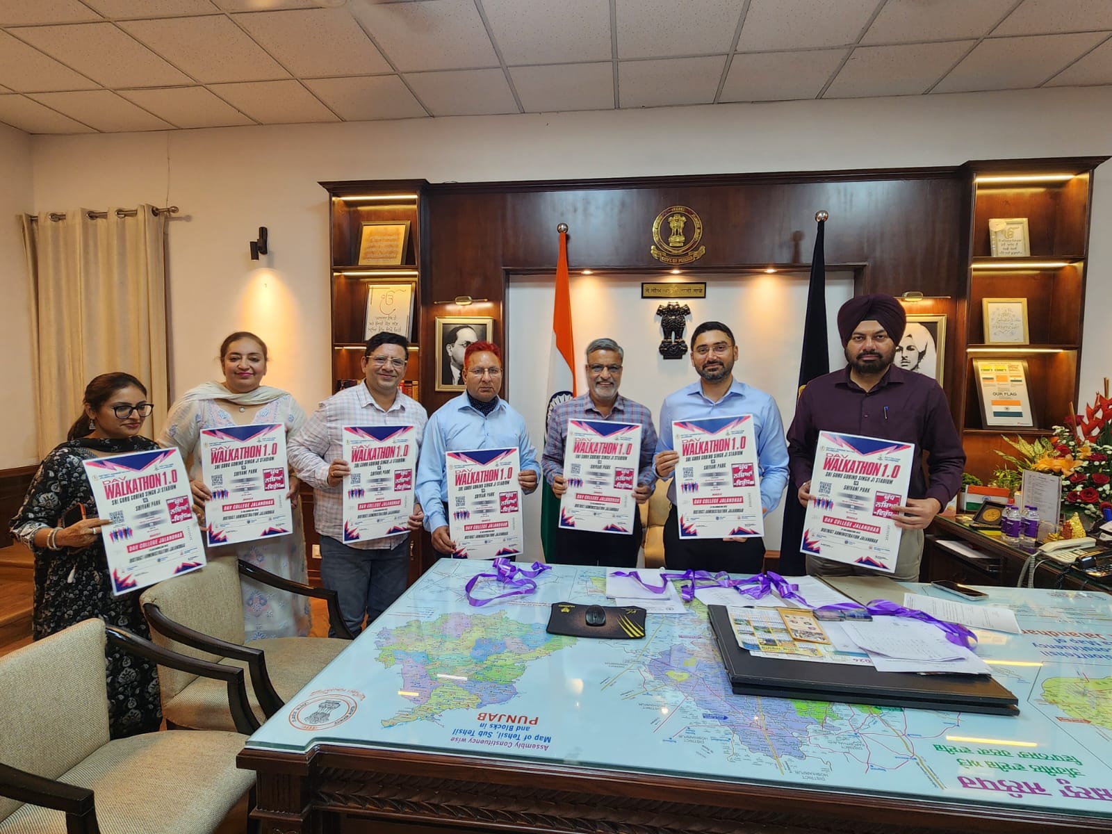 युद्ध नशे के विरुद्ध; ‘वाकाथॉन’ शनिवार को, डिप्टी कमिश्नर ने पोस्टर किया रिलीज़