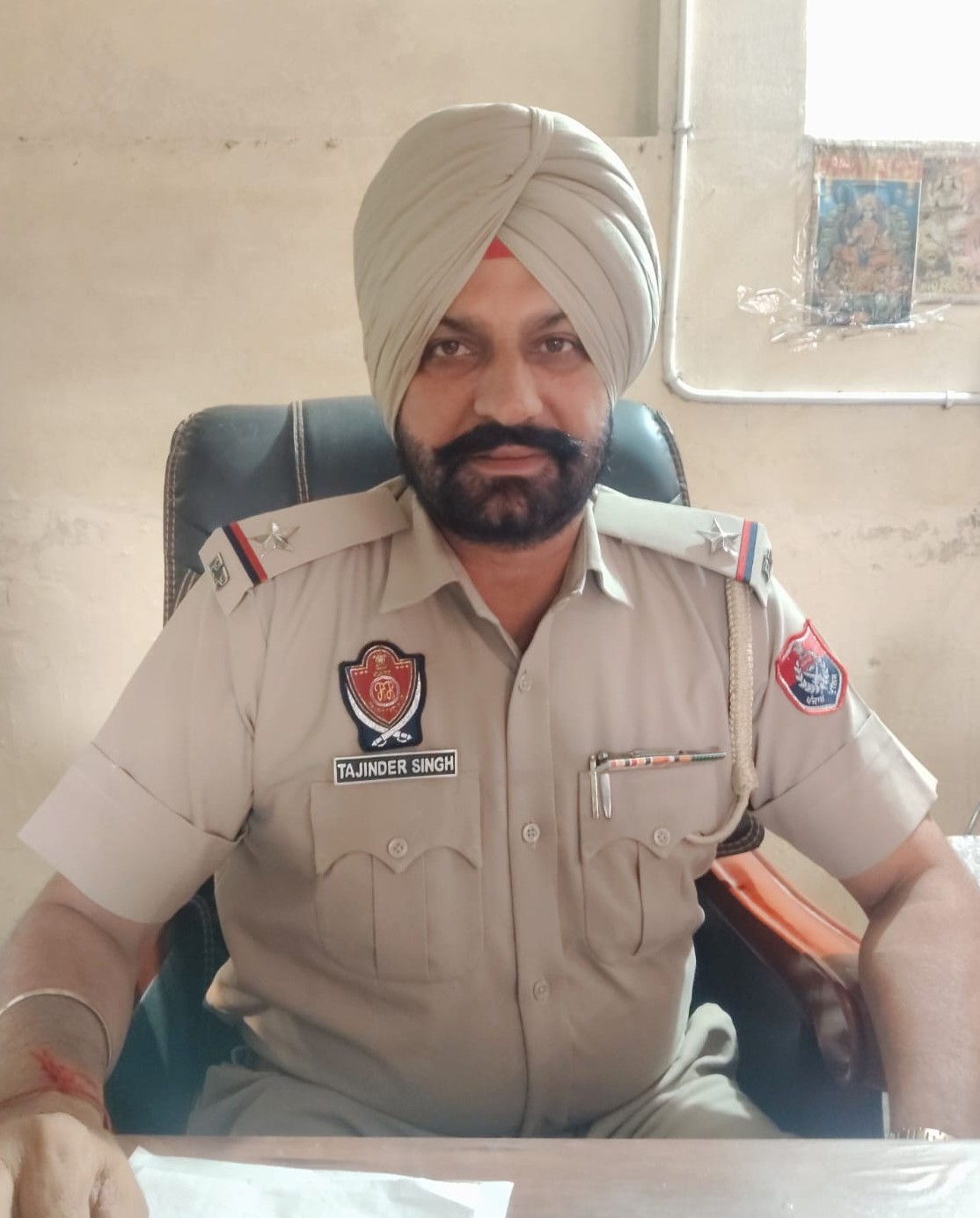 तेजिंदर सिंह ने संभाला पुलिस चौकी नवां पिंड का चार्ज