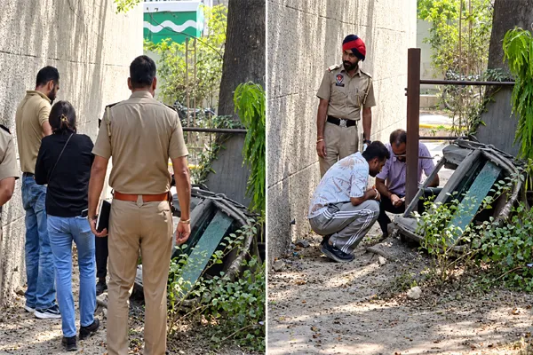 फाजिल्का के जलालाबाद सिटी थाने में देर रात धमाका, दो वाहनों के शीशे टूटे, जांच तेज